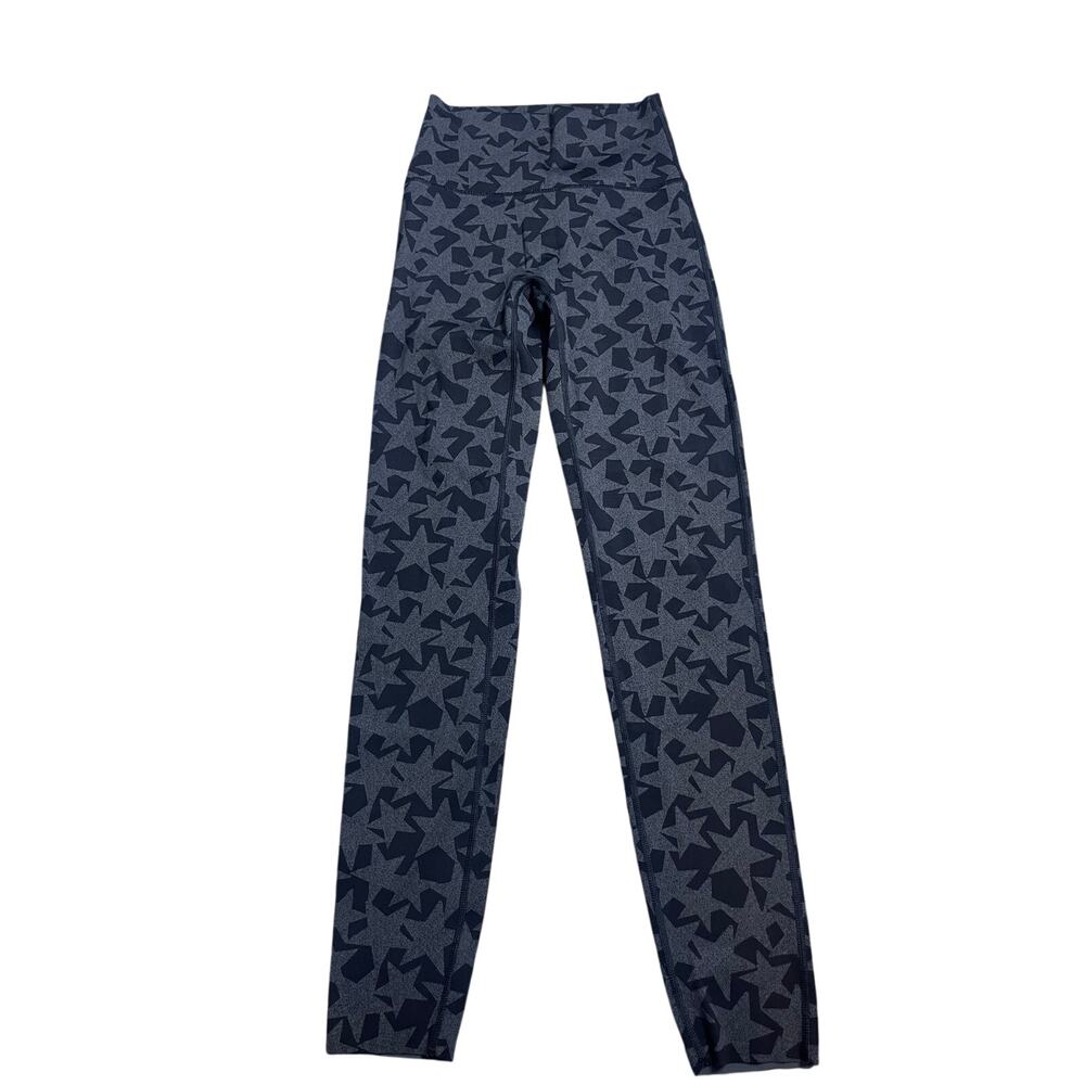 Aerie High Rise star print Leggings Gray Gym Women's Size S